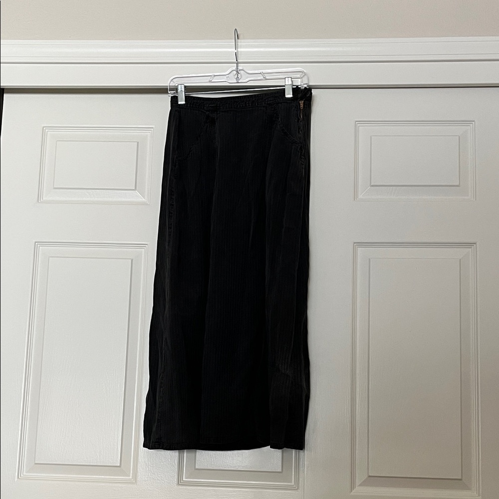 Elegant Black Maxi Skirt